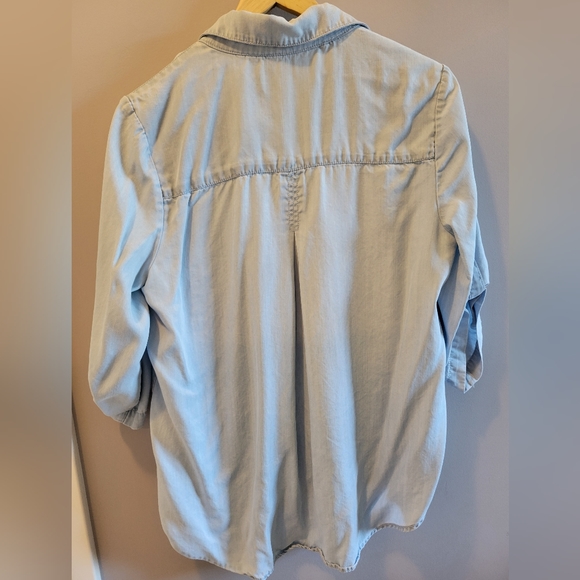 Size S Velvet Heart Tencel Shirt. EUC - Picture 3 of 5